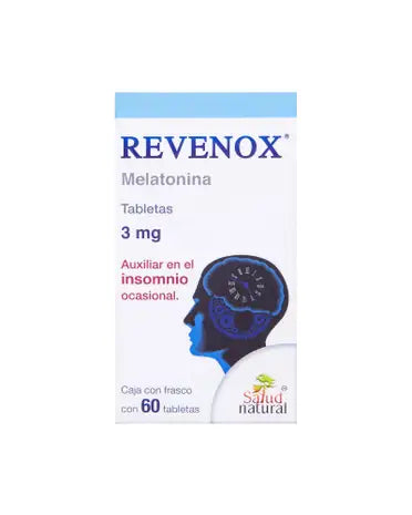 Revenox Melatonina 3 mg Salud Natural Auxiliar Insomnio