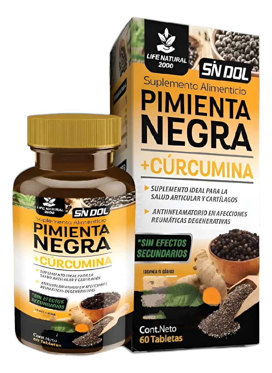 Pimienta Negra + Cúrcumina