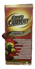 Onco Cáncer Suplemento Alimenticio Adicionado con Vitamina C, D, Calcio y Hierro 60 Cápsulas
