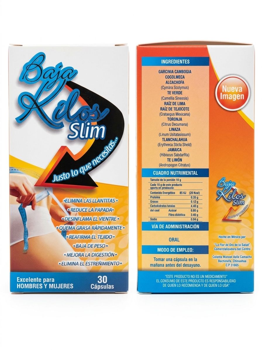 Baja Kilos Slim (30 Cápsulas) – Auxiliar en el Control de Peso